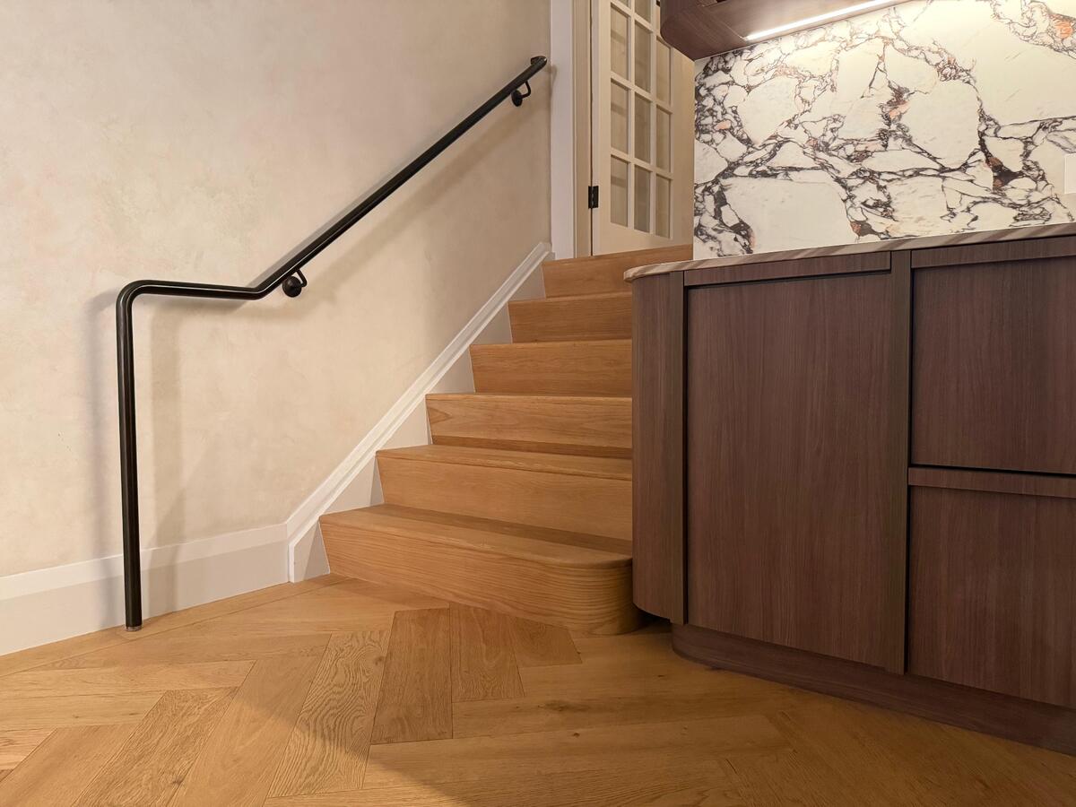 Precision timber joinery detail